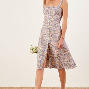 Reformation Persimmon Midi Dress in Dolores